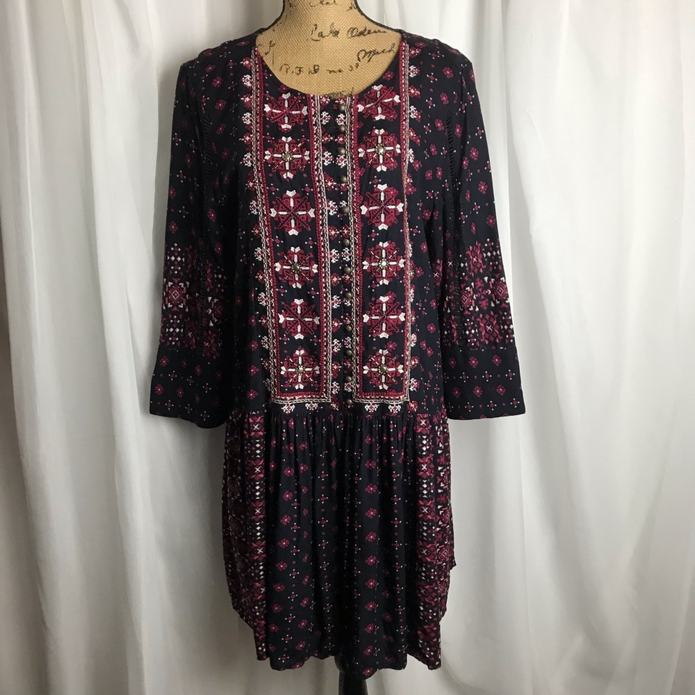 Anthropologie Vanessa Virginia Kaleidoscope Dress